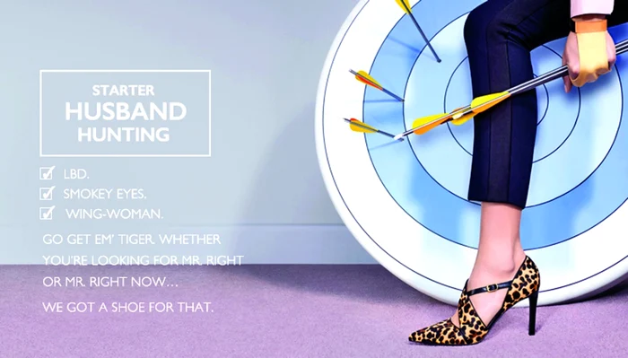 Campania de promovare a colecţiei de
pantofi pentru sezonul de toamnă de la Nine West a şocat prin reducerea femeii
la statutul de mamă şi soţieFOTO: NineWest.com