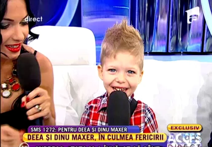 Andreas a zâmbit tot timpul la emisiunea Simonei Gherghe