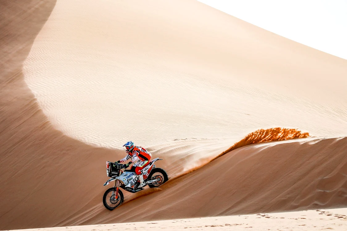 Mani Gyenes s-a confruntat cu numeroase probleme tehnice la Dakar 2022 (Foto: RallyZone)