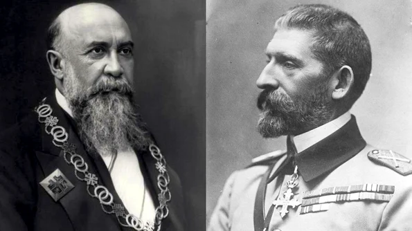 Nicolae Iorga, purtător de cuvânt al oștirii în fața regelui Ferdinand jpeg