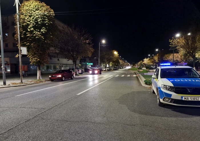Soferul a fost prins conducând băut și fără permis FOTO IPJ Călărași
