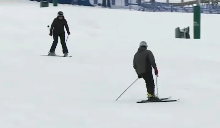 Pârtie din Harghita / foto: captura ProTV