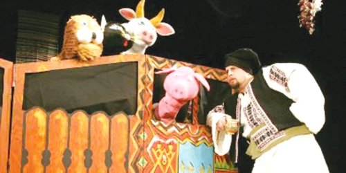 Păpuşarii băcăuani, într-o scenă din „Stan Păţitu'“