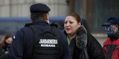 diana sosoaca la protest. foto Inquam Photos / Octav Ganea