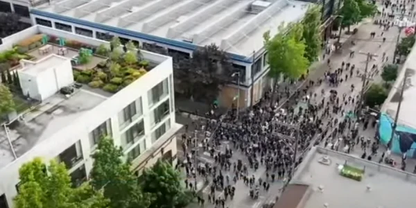Zonă autonomă liberă de poliţie la Seattle FOTO captură Insider