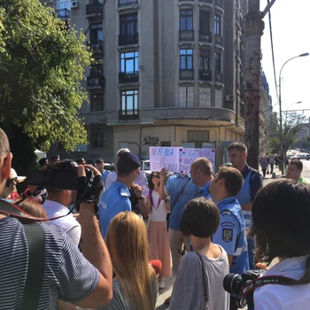 petrecere protest primaria capitalei