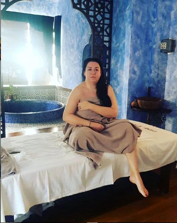 Oana Roman, la spa