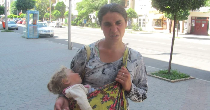Femeia a venit din Sălaj să cerşească în Satu Mare