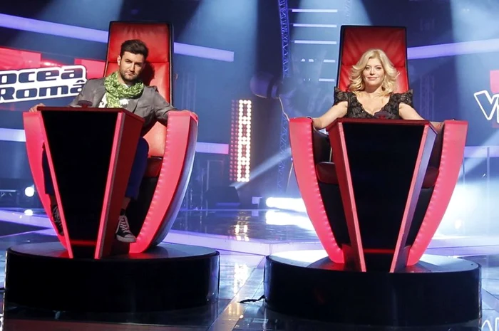 Smiley şi Loredana în studioul de la Vocea României FOTO: Adevărul