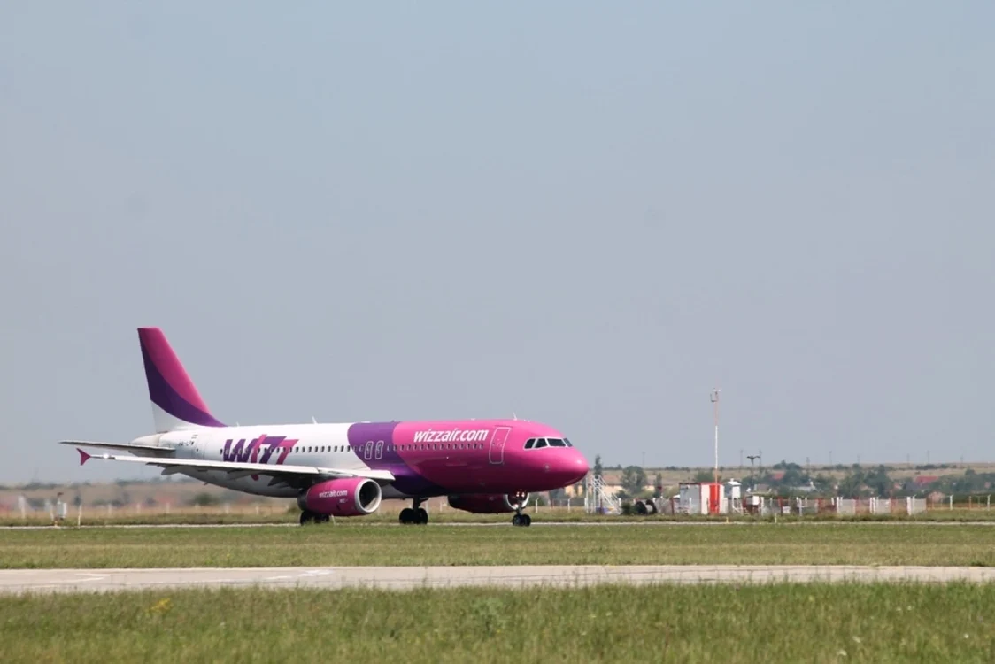WizzAir este compania prederată de pasagerii de pe Aeroportul "Traian Vuia"