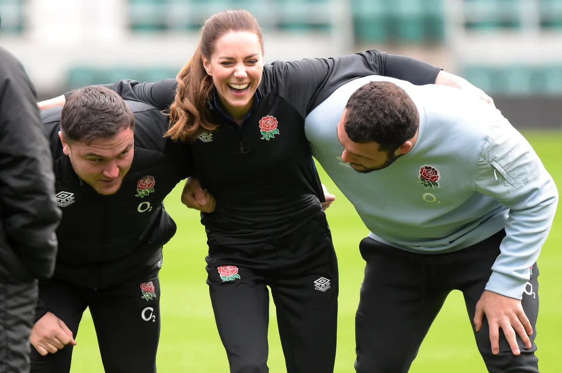 Kate Middleton a exersat și legarea în linia I pe grămadă (Foto: Guliver / GettyImages)