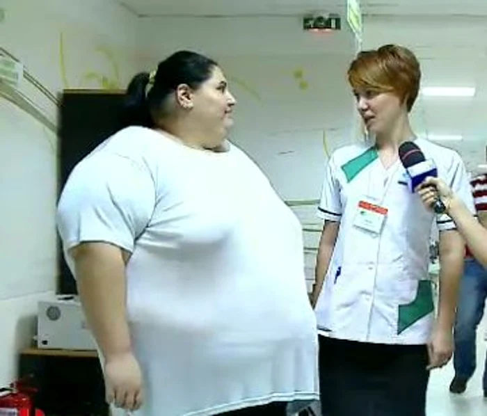 Aşa arăta Mariana la 230 de kilograme (captură: Pro TV)