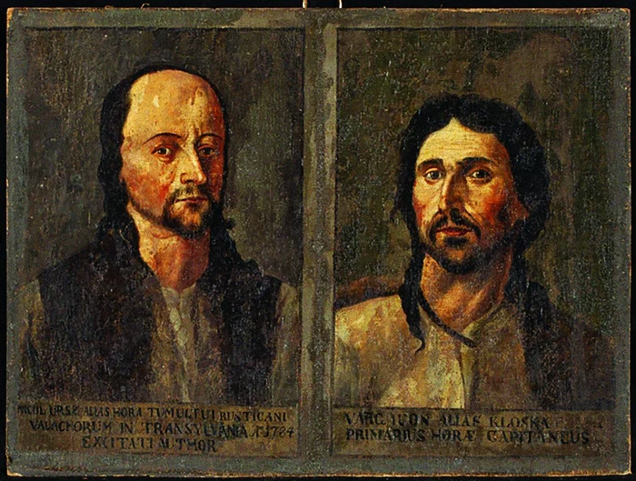 Vasile Ursu Nicola (Horea) și Ion Oargă (Cloșca), doi dintre conducătorii răscoalei de la 1784