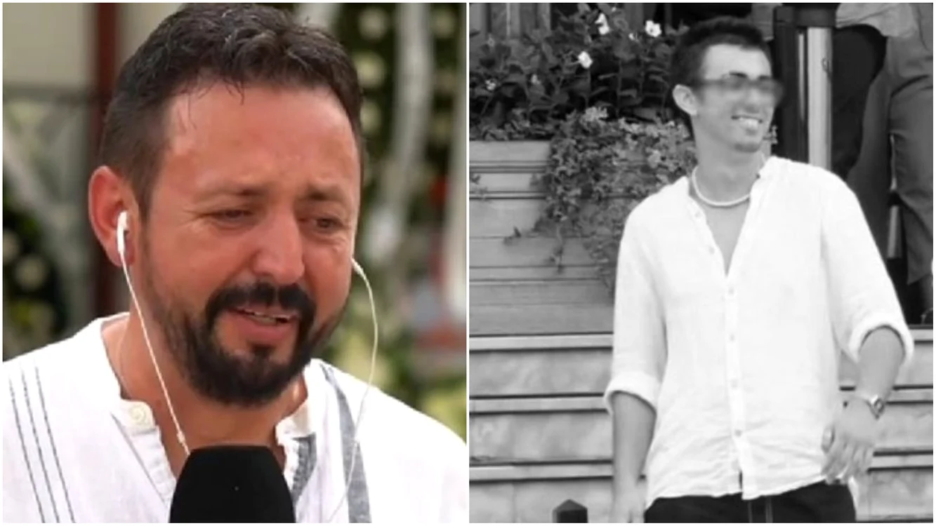 Tatăl lui Sebastian plângându-și distrus fiul SURSA Antena 3