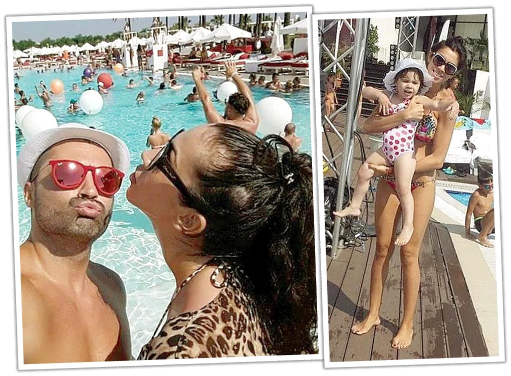 
    Pepe, Maria și  Raluca s-au  bălăcit în voie,  pe caniculăFoto: Arhivă Personală  