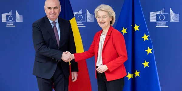 Întrevederea premierului Ilie Bolojan cu Ursula von der Leyen, președinta Comisiei Europene FOTO gov.ro