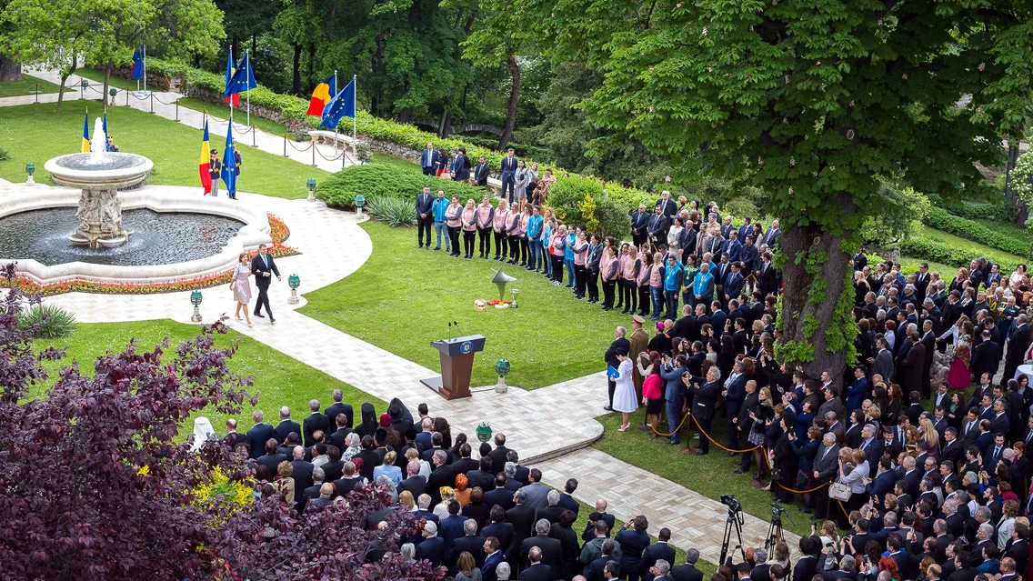 Carmen Iohannis Klaus Iohannis Ziua Europei jpeg