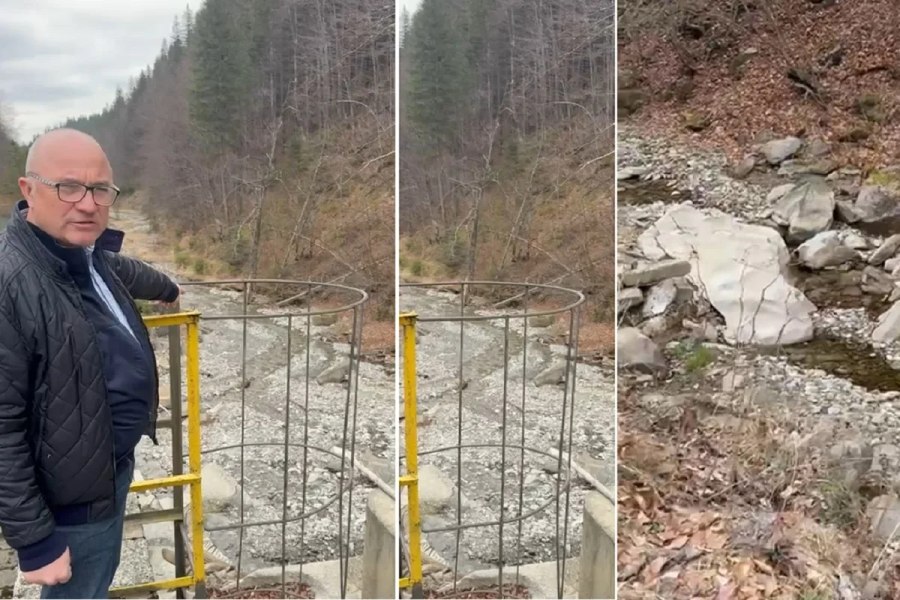  Râul Doftana aproape a secat. Localnicii acuză că microhidrocentralele sunt cauza dezastrului ecologic