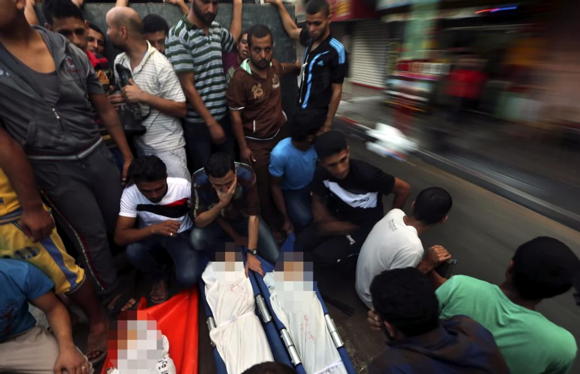 Victime din Gaza. Foto: Reuters