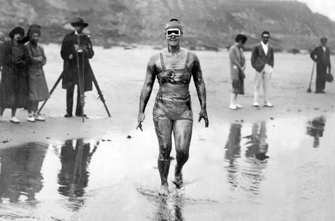 Gertrude Ederle. FOTO: news.distractify.com