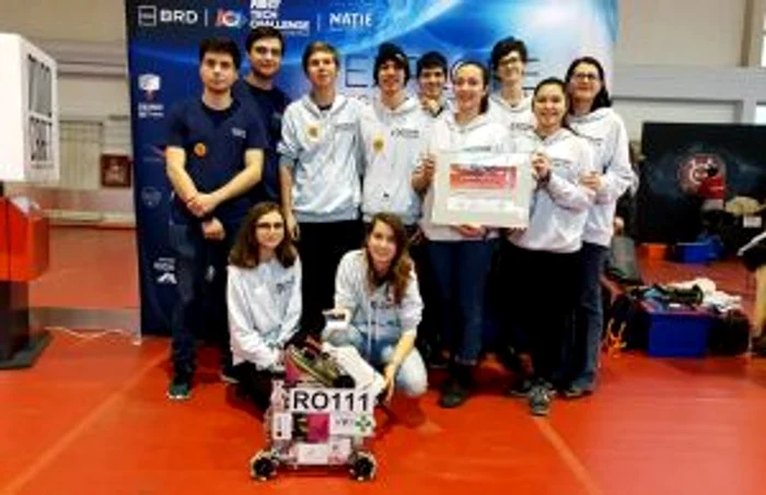 Echipa de robotică a Călăraşiului FOTO Facebook/Gili Dumitrescu