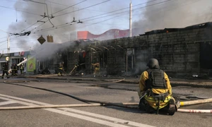 Bombardament rusesc Zaporojie FOTO EPA EFE jpg