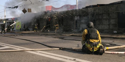 Bombardament rusesc Zaporojie FOTO EPA EFE jpg