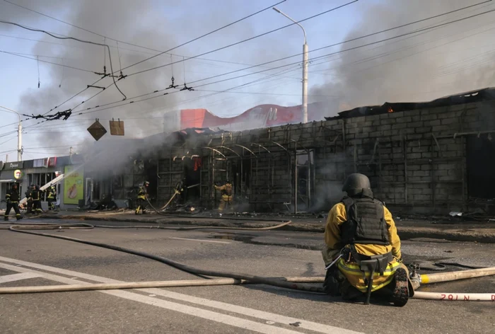 Bombardamente în Zaporojie FOTO EPA-EFE
