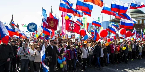 manisfestatie 1 mai piata rosie. FOTO AP