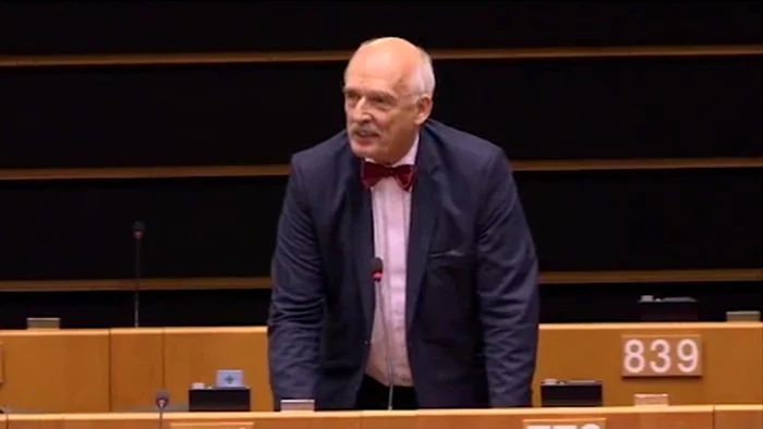 Janusz Korwin-Mikke este un politician cu o ideologie de extremă draptă