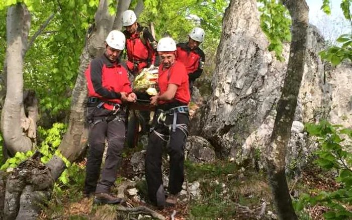 Salvamontiştii au primit coordonatele cu locul la care se află victima prin intermediul aplicaţiei