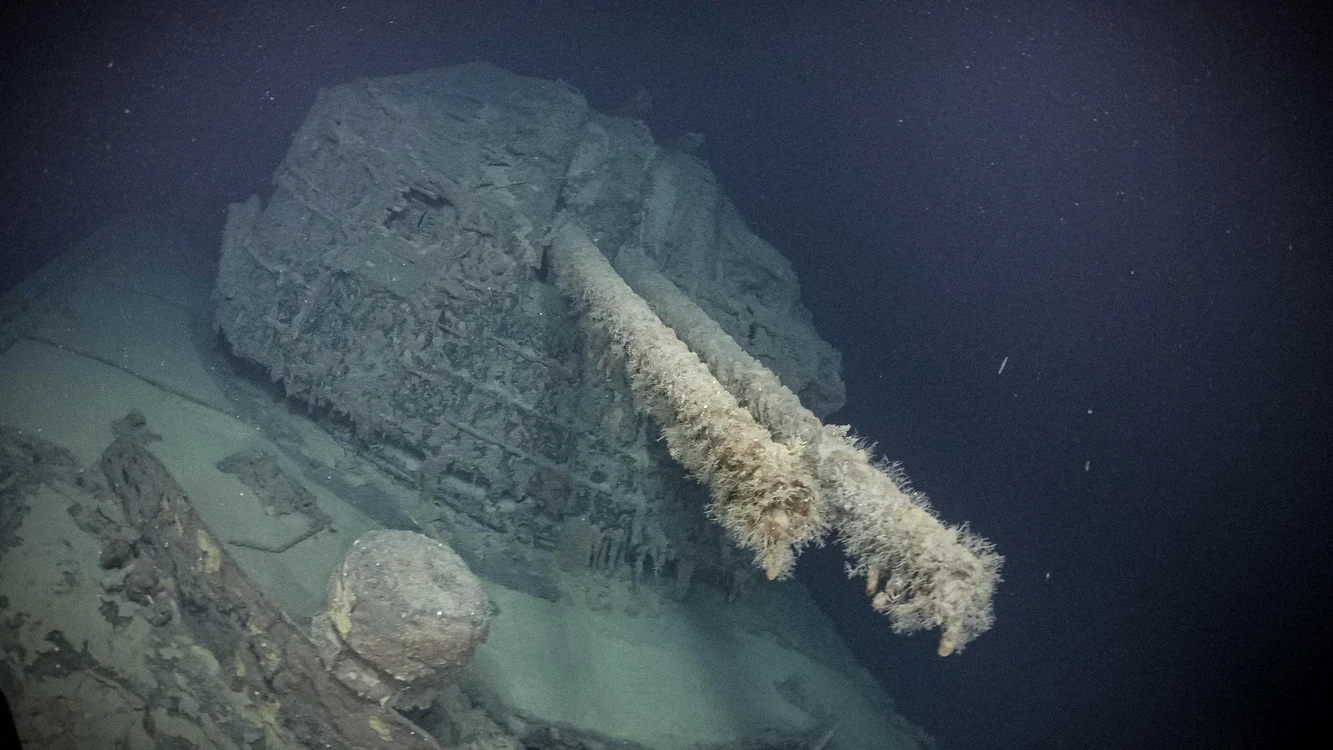 Epava unei nave japoneze din Al Doilea Război Mondial, găsită lângă Insulele Solomon FOTO: Nutilus