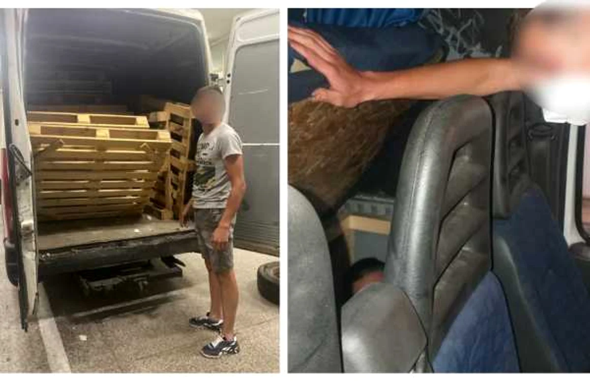 Cei doi au fost prinşi la graniţă FOTO: Poliţia de Frontieră
