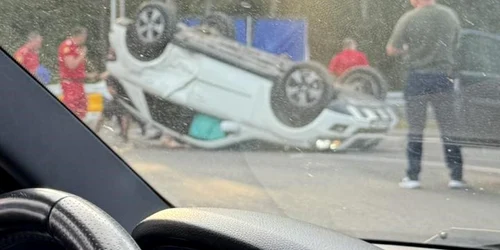 accident DN1, foto Facebook jpg