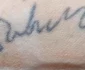 Ioana Dichiseanu și-a tatuat pe mână semnătura tatălui. Captură: cancan.ro 