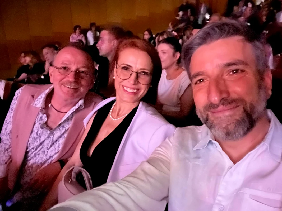 Silviu Biriș și colegii lui de breaslă, Monica Davidescu și Ovidiu Cuncea 