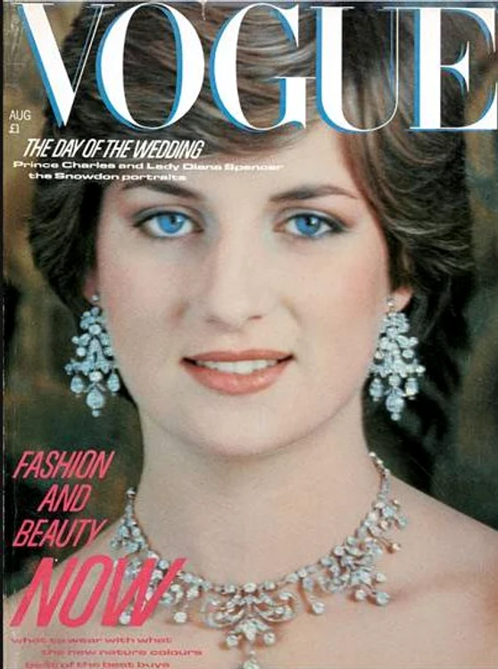 Prințesa Diana, pe coperta revistei Vogue jpeg