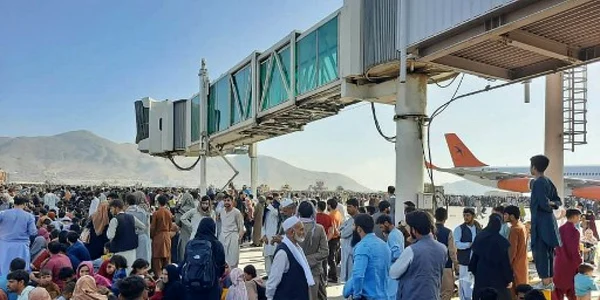 afganistan aeroport kabul aglomeratie 16 august foto AFP