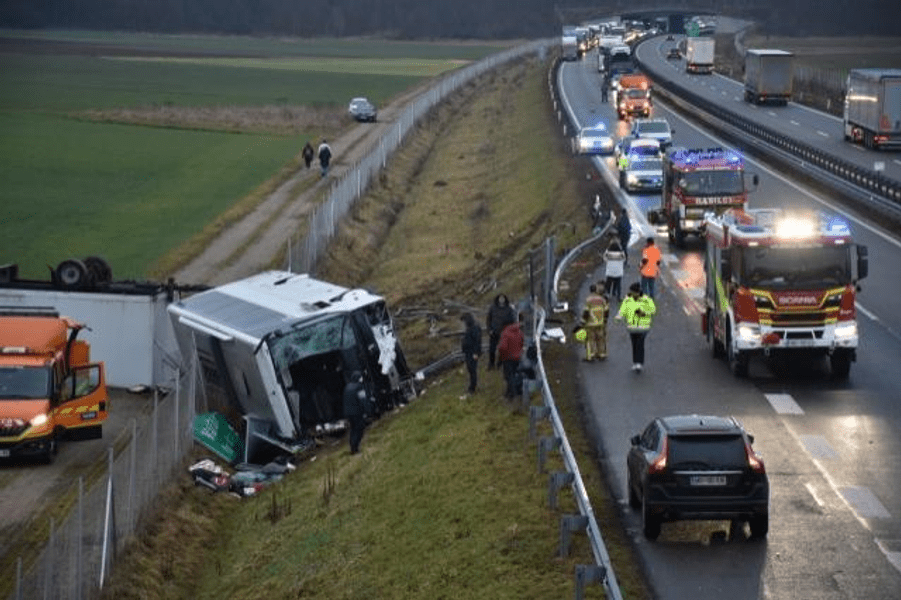 Mărturia cutremurătoare a unui român aflat în autocarul răsturnat în Slovenia: „Șoferul a ațipit, două secunde a durat!“