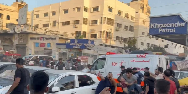 Intrarea in spitalul al Shifa din Gaza Foto profimedia 0819401569 jpg