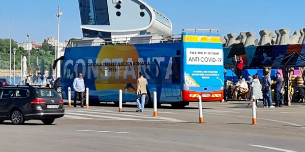 Maratonul vaccinarii in Portul Tomis din constanta