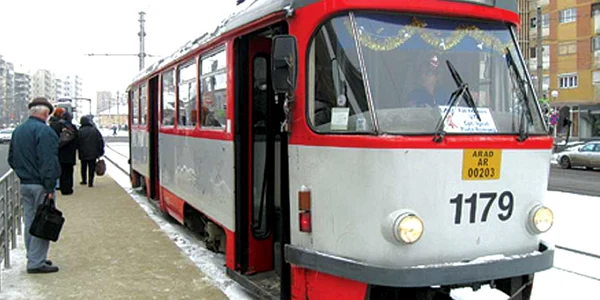 Media de vârstă a tramvaielor din Arad este 40 de ani