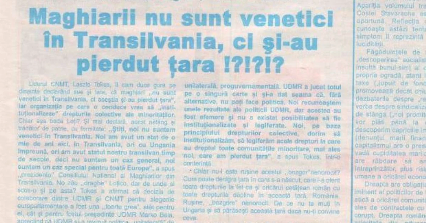 Articolul apărut în revista „Ştefan cel Mare”