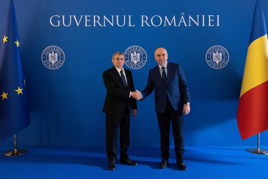 Bolojan, întrevedere cu președintele Parlamentului moldovean, Igor Grosu. Discuții despre sprijinul pentru aderarea la UE