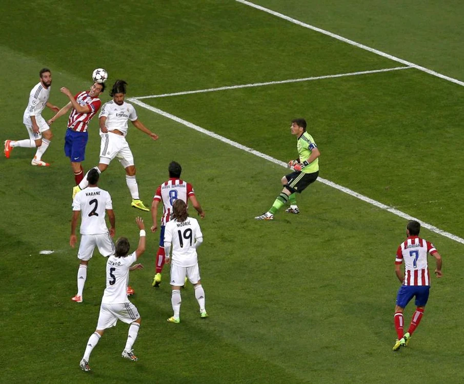 Iker Casillas a greşit grav la golul lui Atletico Madrid (Foto: Reuters)