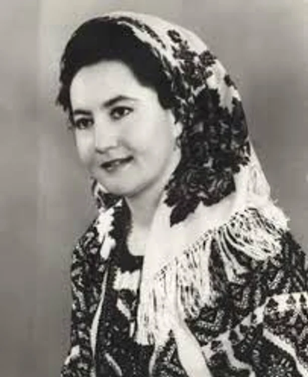 Interpretă de muzică populară românească Valeria Peter Predescu FOTO: Wikipedia