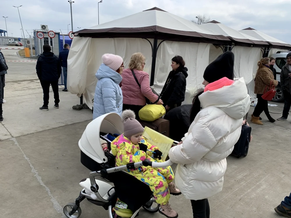 Imagini compleşitoare cu valul de refugiaţi din Ucraina 