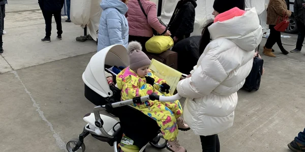 Imagini compleşitoare cu valul de refugiaţi din Ucraina 