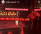 Theo Rose și Vlăduța cu perfuzii înainte de concert