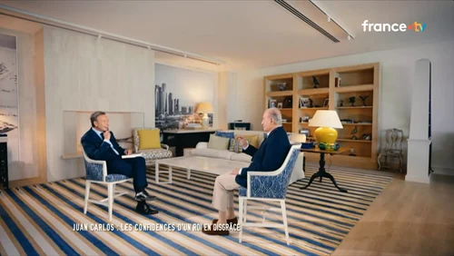 Regele Juan Carlos a oferit un interviu în exil jurnaliștilor francezi de la France TV. FOTO: captură de ecran
